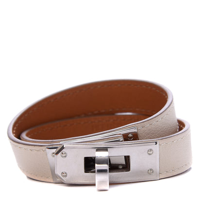 Hermes Swift Kelly Double Tour Bracelet XS Craie 1 of 6