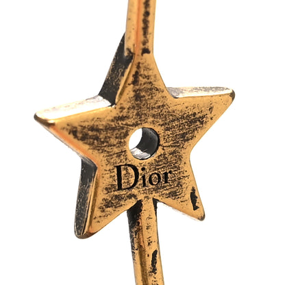 Christian Dior Metal J'Adior Hoop Earrings Aged Gold 4 of 4