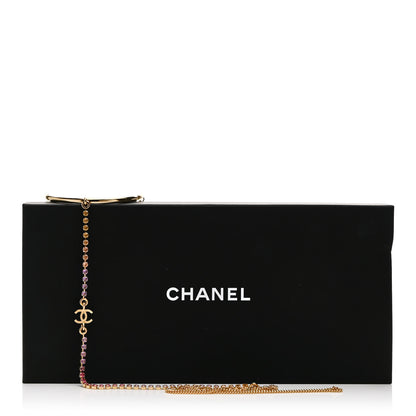 Chanel Crystal CC Harness Gold Pink Orange Purple Yellow 5 of 5