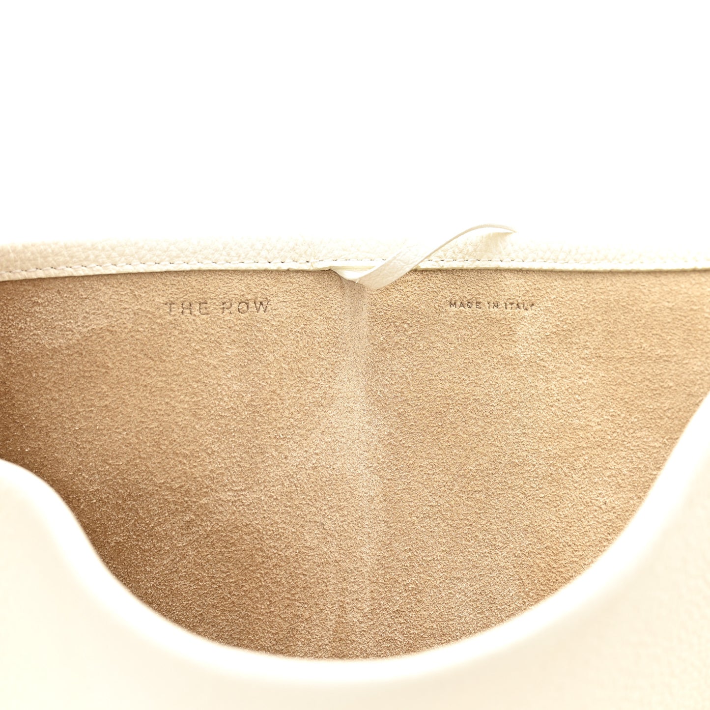 Grained Calfskin Large N/S Park Tote Ivory