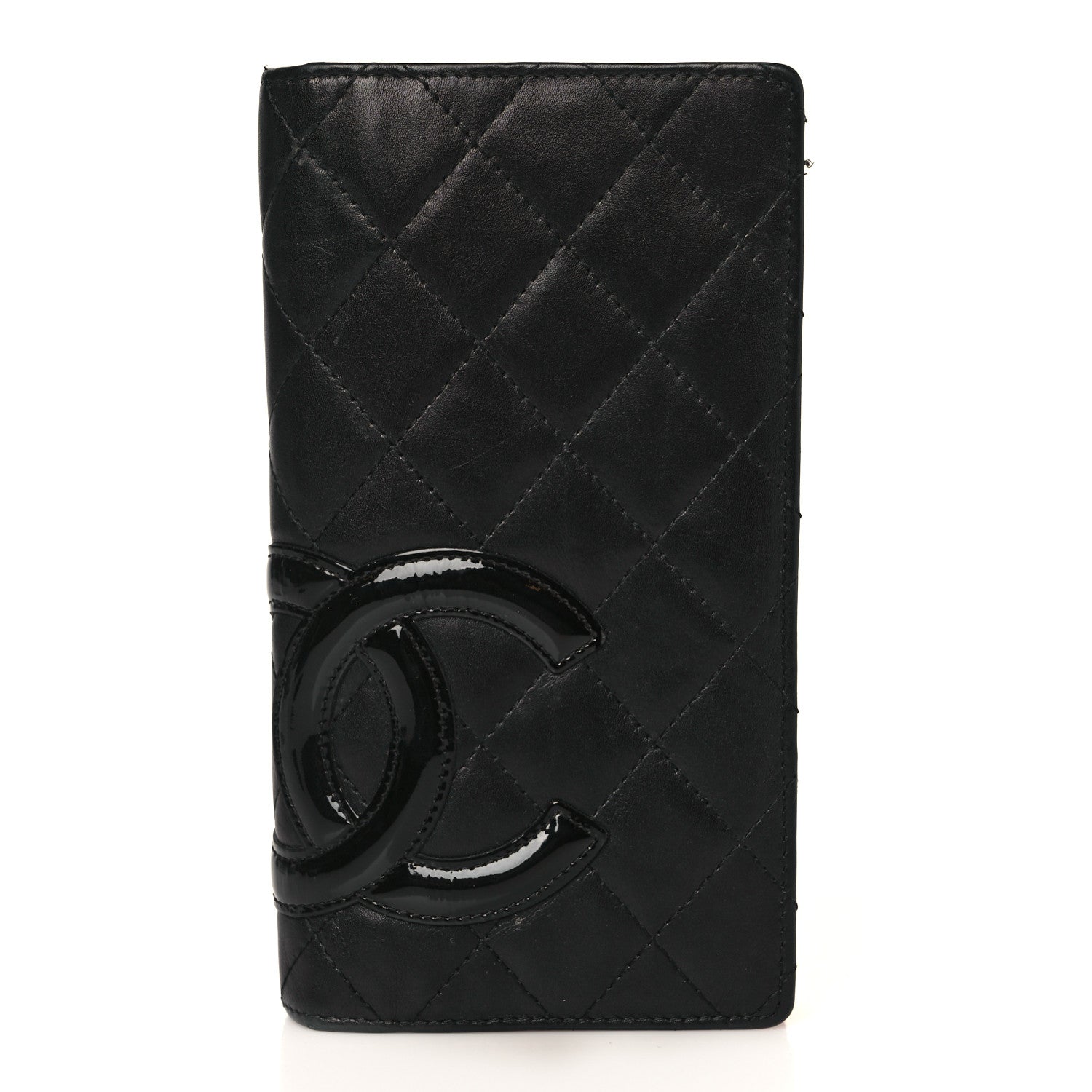 Chanel Calfskin Quilted Cambon Yen Wallet Black 1 of 13