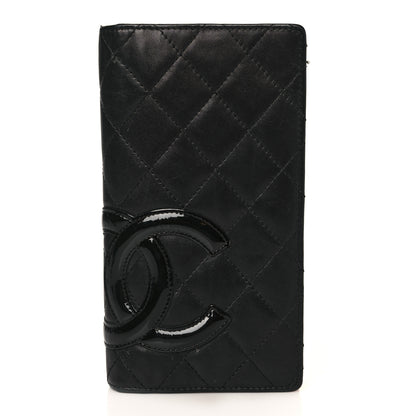 Chanel Calfskin Quilted Cambon Yen Wallet Black 1 of 13