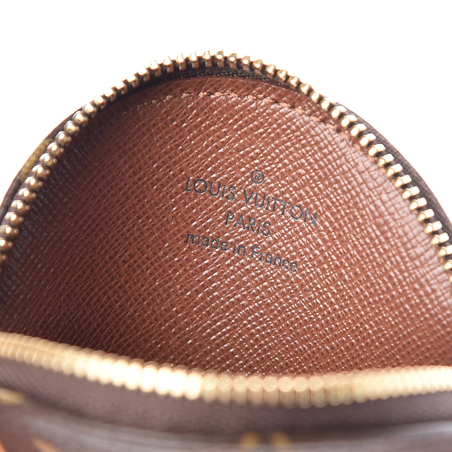 Monogram Round Coin Purse