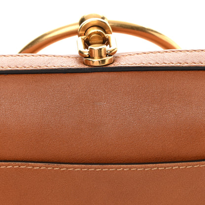 Chloe Calfskin Suede Medium Nile Bracelet Bag Caramel 18 of 19