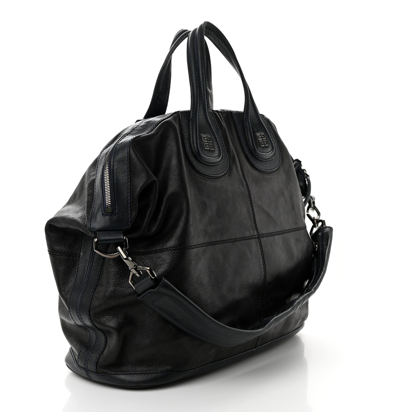 Sugar Goatskin Large Nightingale Black Navy