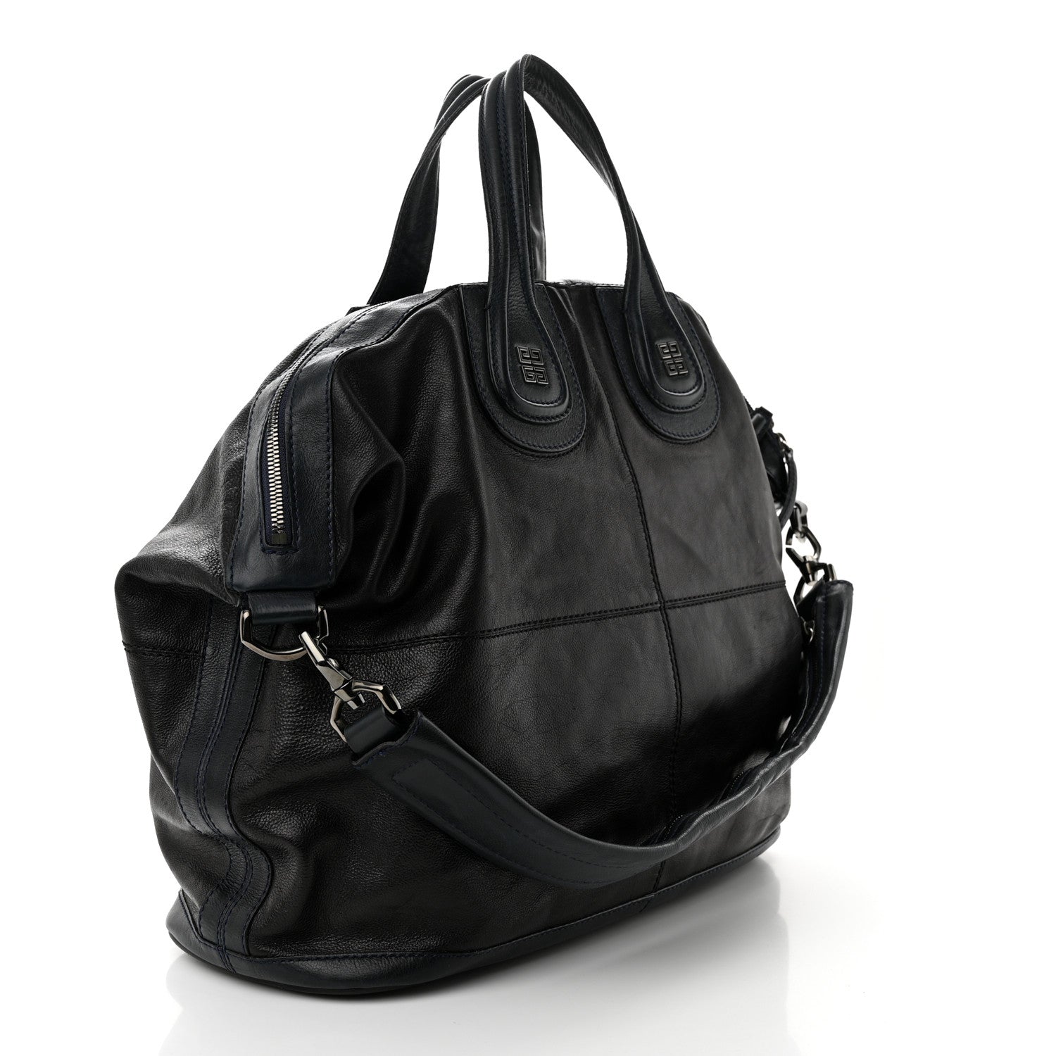 Givenchy Sugar Goatskin Large Nightingale Black Navy 3 of 13