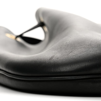 Saint Laurent Calfskin Medium Paris VII Flat Hobo Black 10 of 14