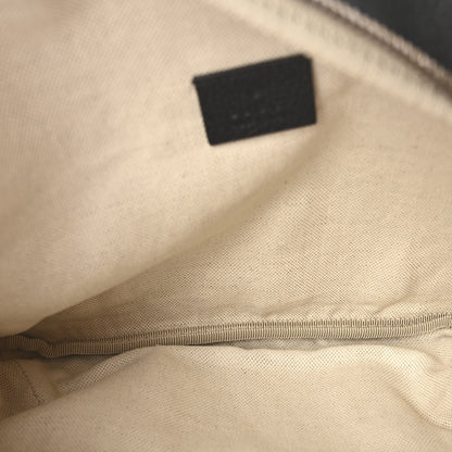 Gucci Grained Calfskin Small Logo Belt Bag Black 5 of 10