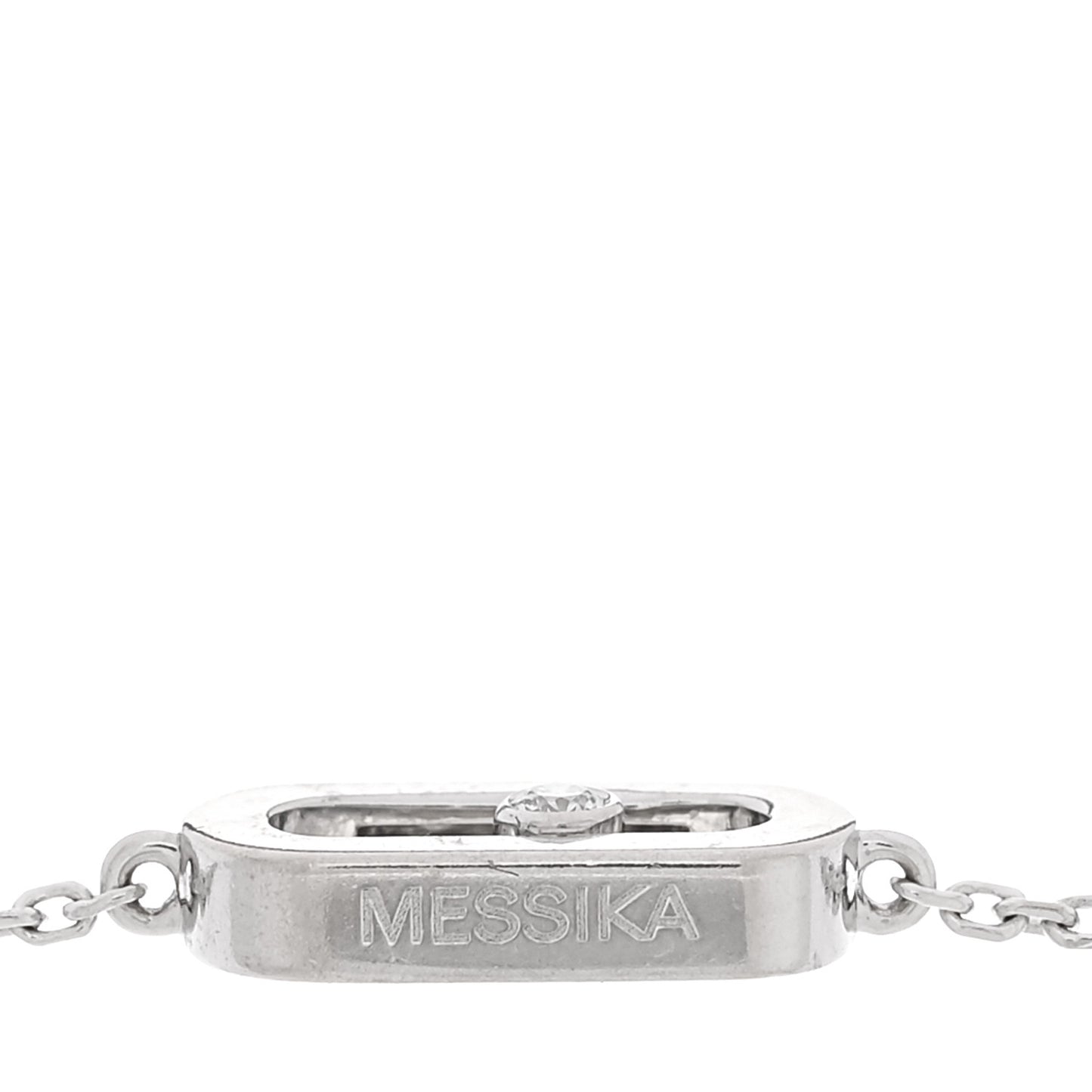 18K White Gold Diamond Messika Care(s) Bracelet