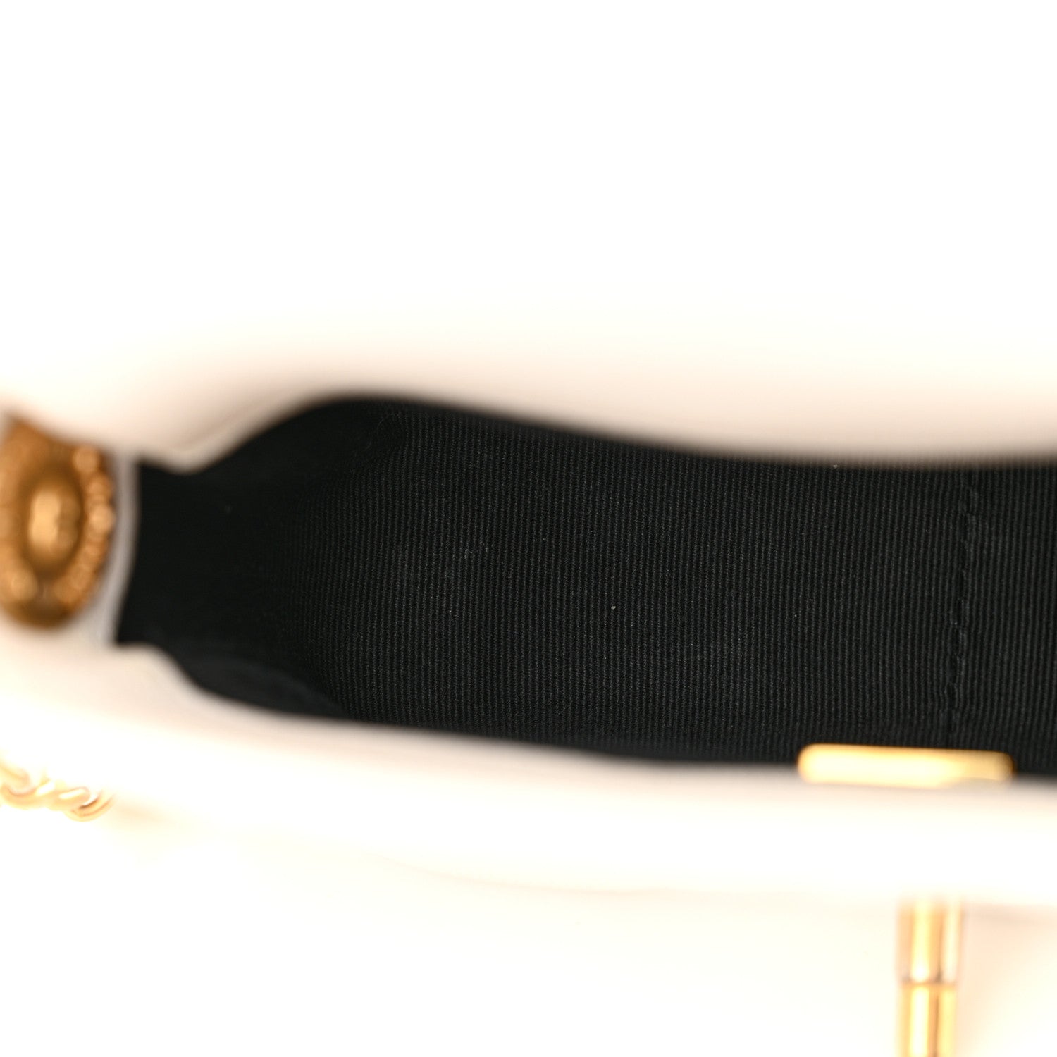 Chanel Caviar Quilted Mini Twist Your Buttons Flap White 13 of 13