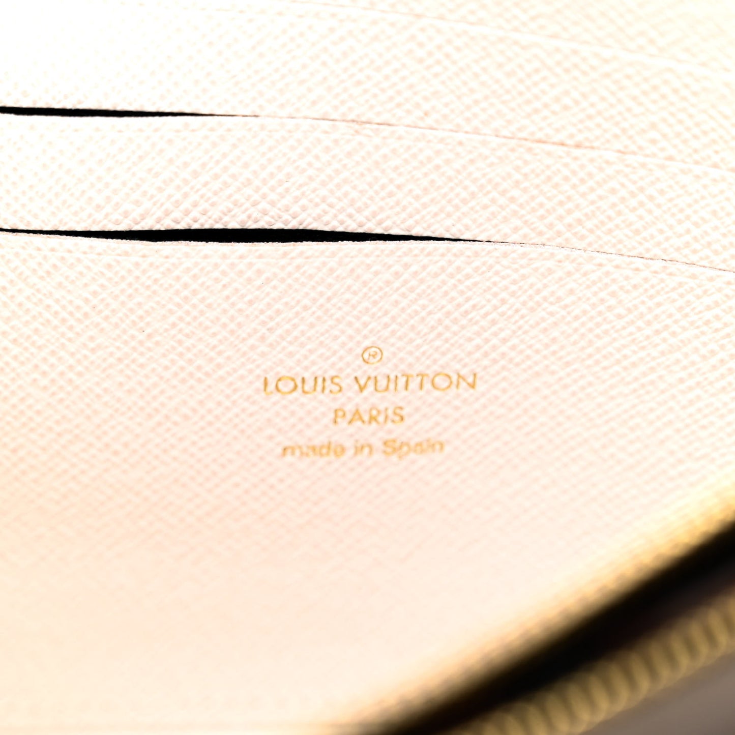 Monogram Giant Crafty Double Zip Pochette Creme Caramel