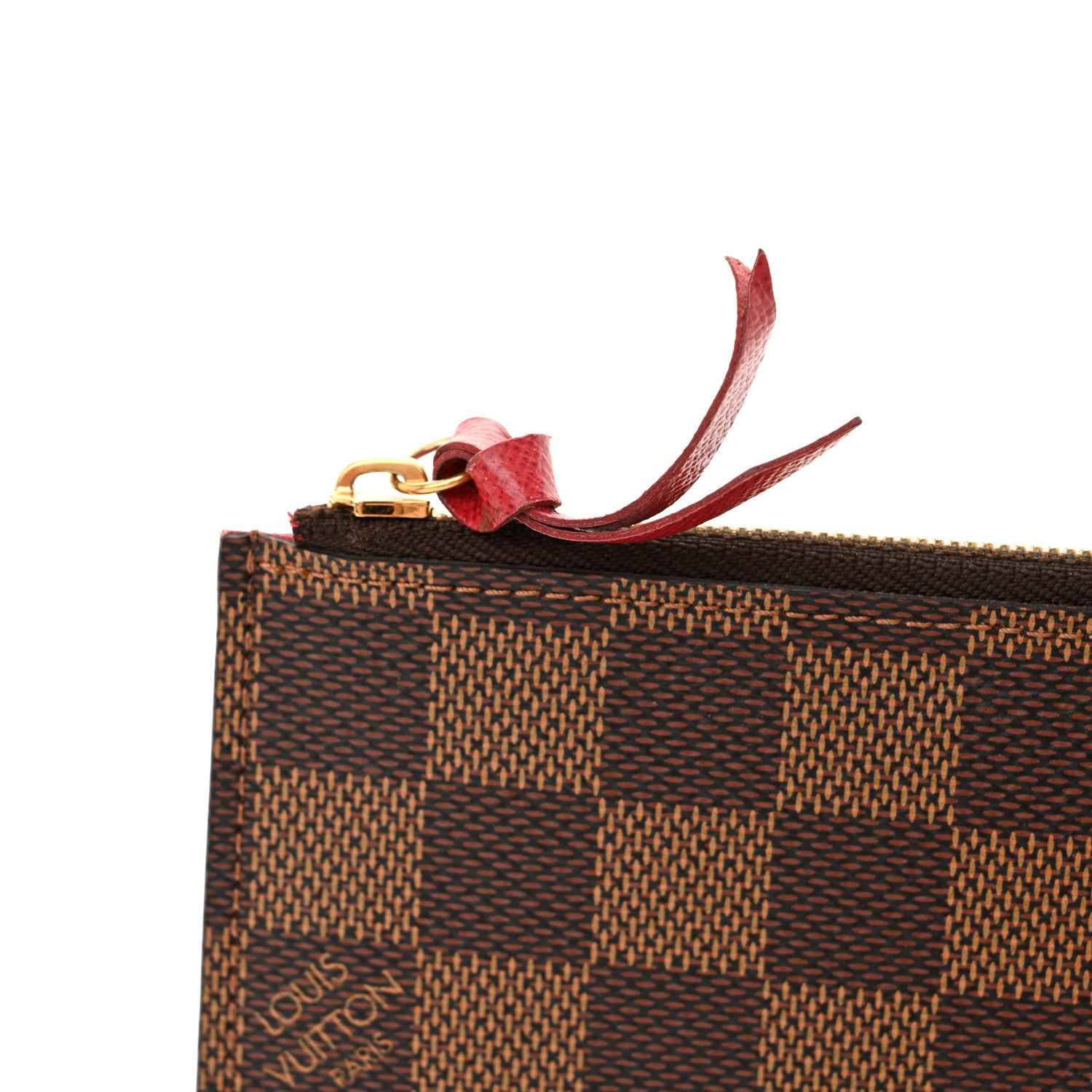 Louis Vuitton Damier Ebene Pochette Felicie Chain Wallet 13 of 13