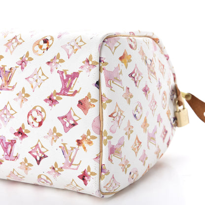 Louis Vuitton Watercolor Aquarelle Speedy 30 White 8 of 19