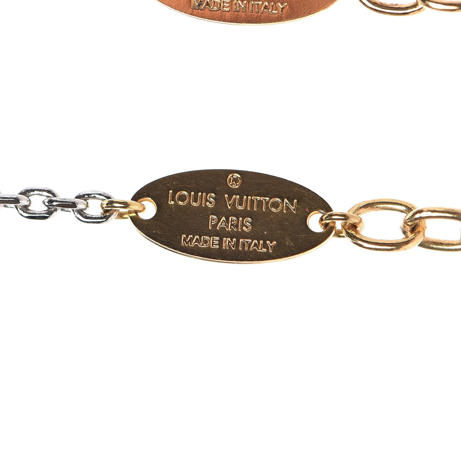 Louis Vuitton Logomania Earrings Gold 5 of 5