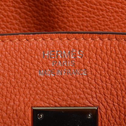 Hermes Togo Birkin 35 Orange 12 of 24