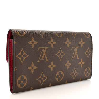 Louis Vuitton Monogram Emilie Wallet Fuchsia 3 of 9