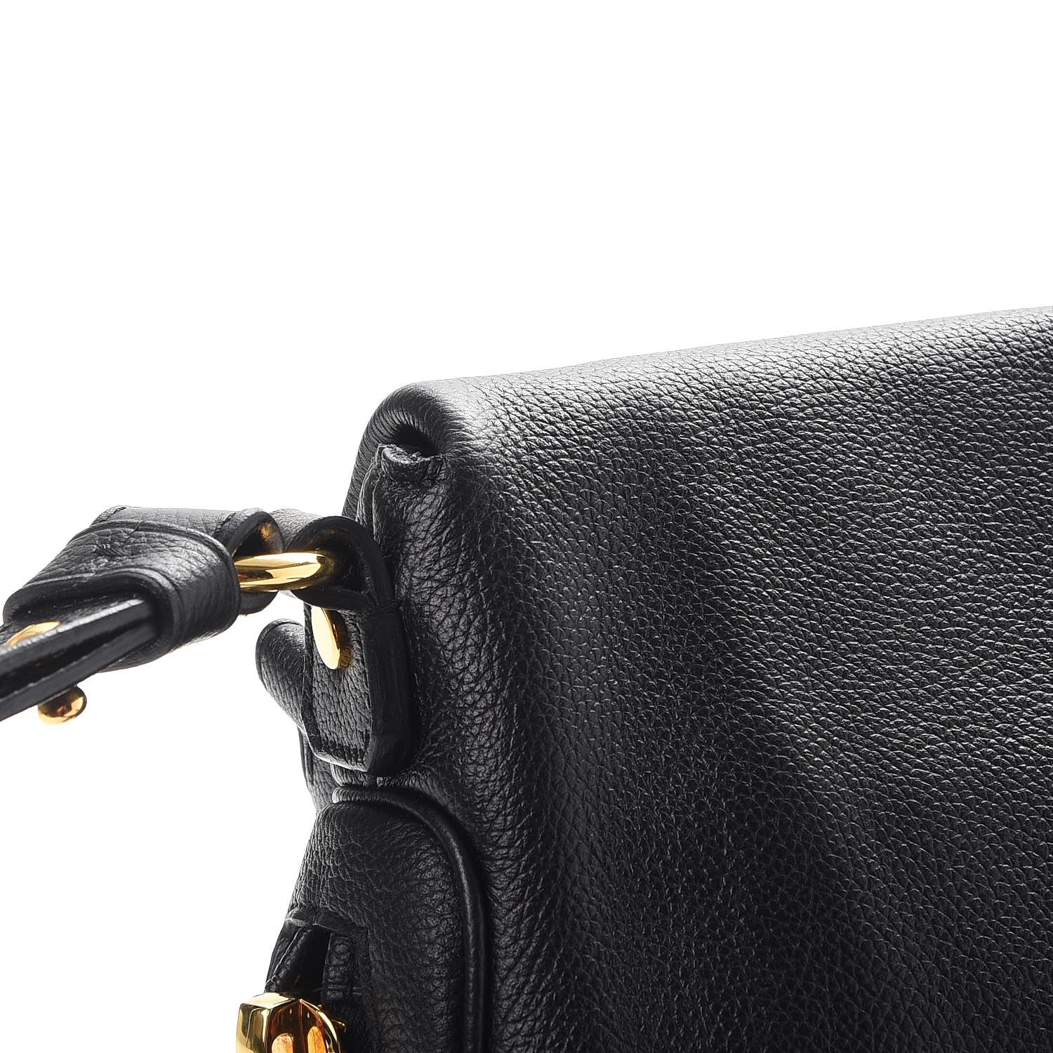 Tom Ford Grained Calfskin Medium Jennifer Crossbody Bag Black 7 of 7