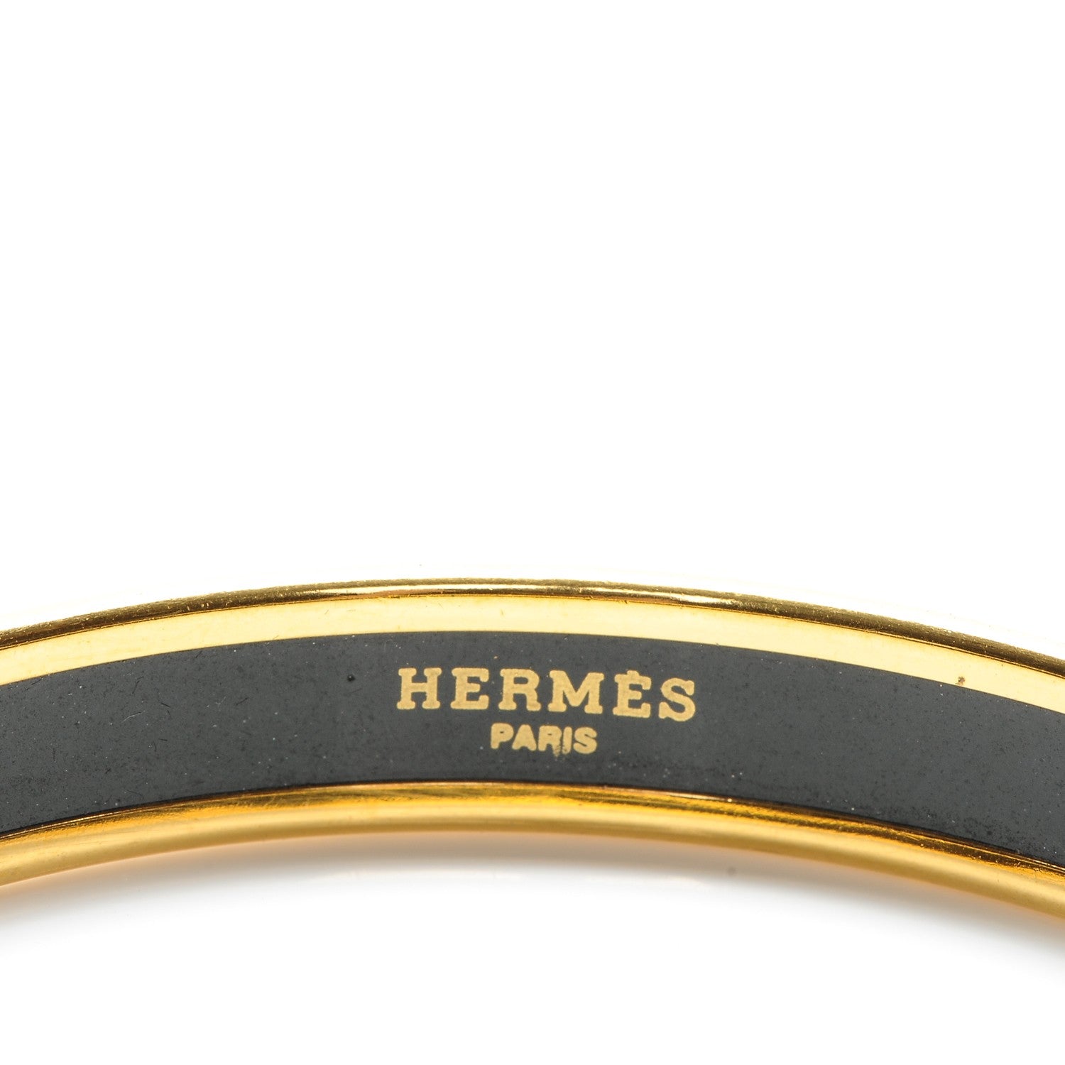 Hermes Enamel Printed Capitales Narrow Bracelet 70 4 of 5