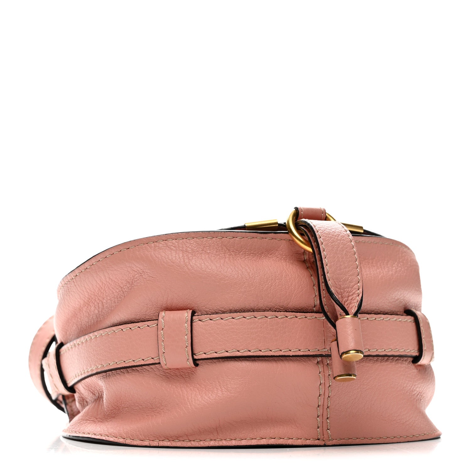 Chloe Calfskin Small Marcie Round Crossbody Bag Anemone 4 of 12