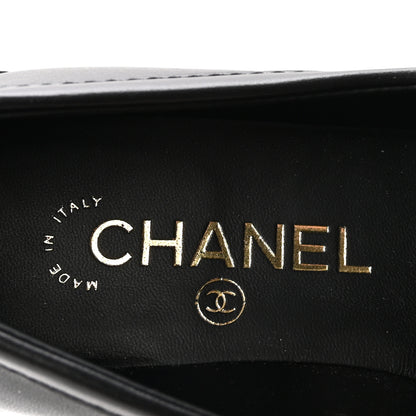 Chanel Lambskin Quilted CC Turnlock Loafers 36.5 Black 8 of 10