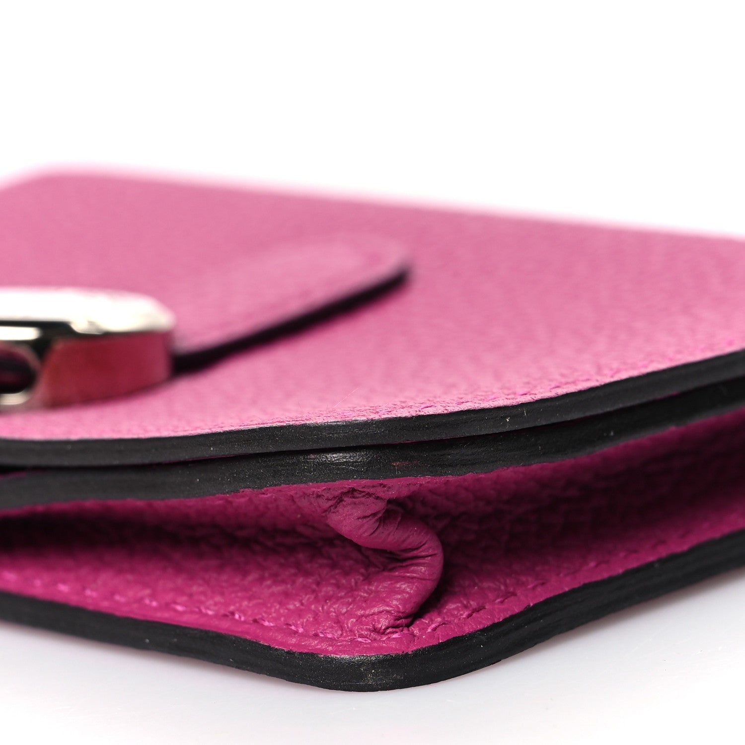 Hermes Togo Dogon Card Case Rose Pourpre 9 of 10