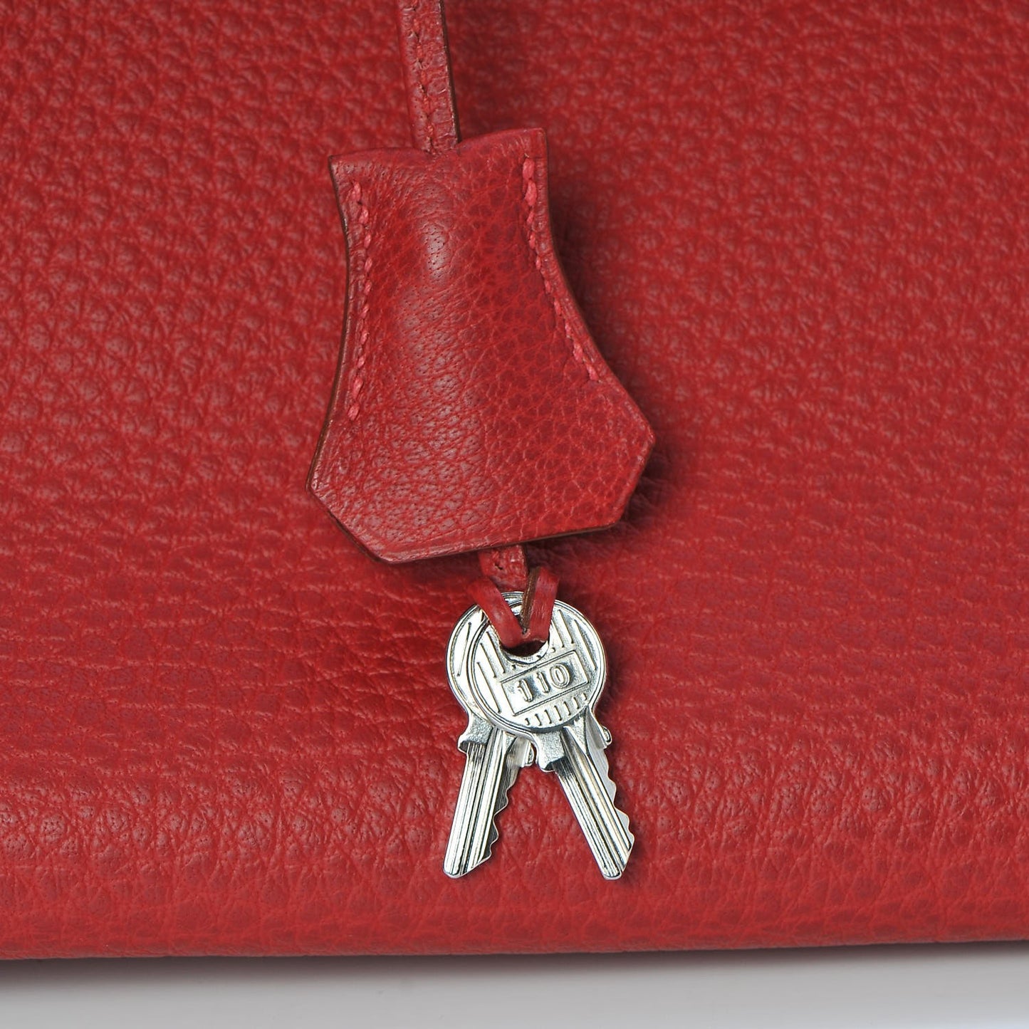 Buffle Skipper Birkin 35 Rouge Vif