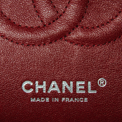 Chanel Lambskin Quilted Medium Double Flap Dark Red 5 of 7