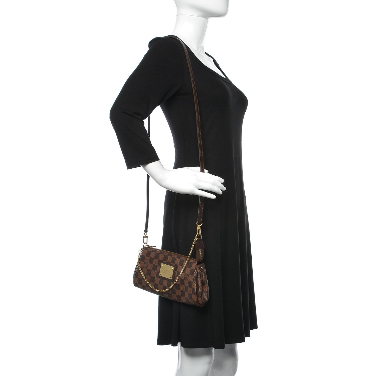 Damier Ebene Eva Clutch