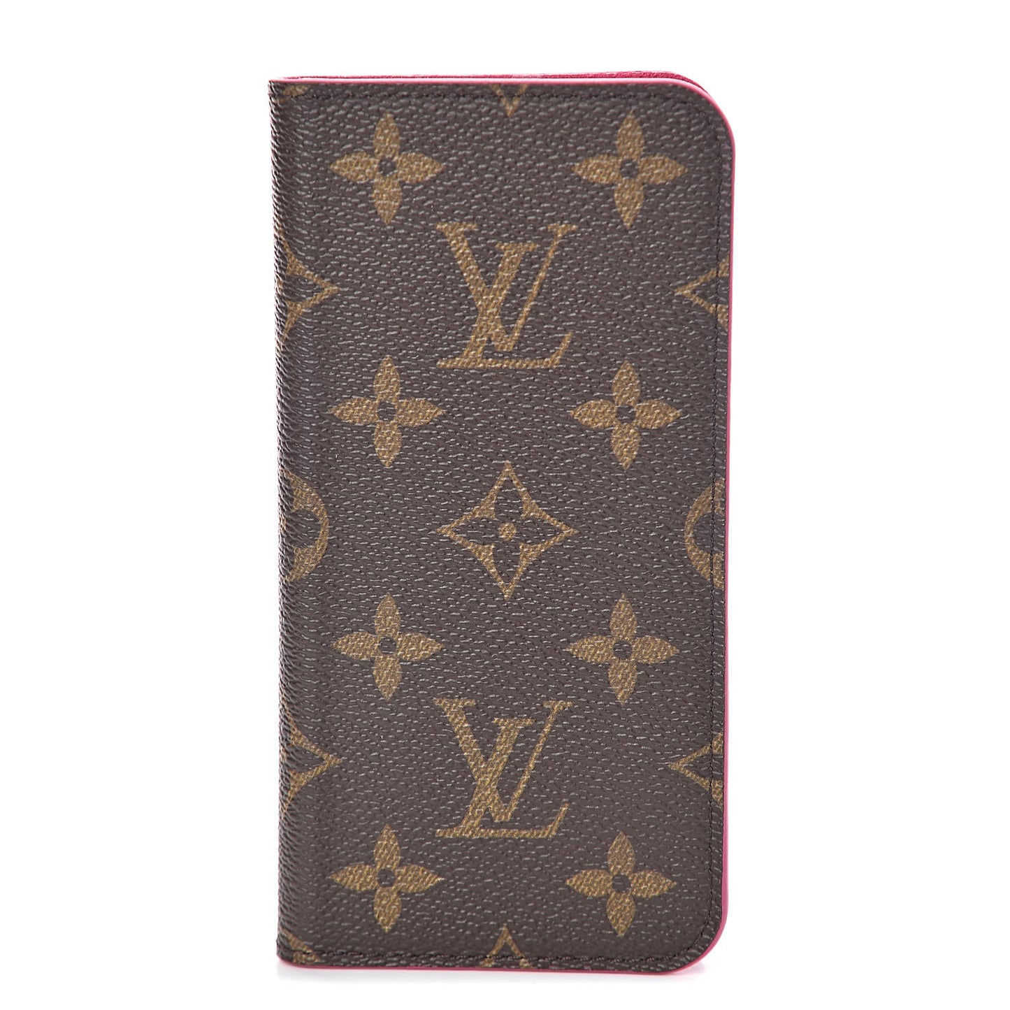 Monogram iPhone X Folio Case Rose Pop
