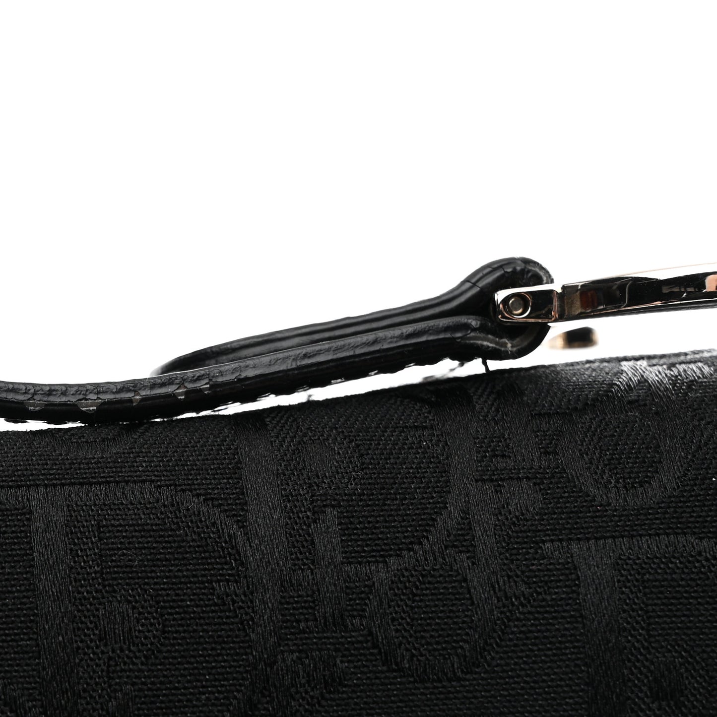 Monogram Saddle Bag Black