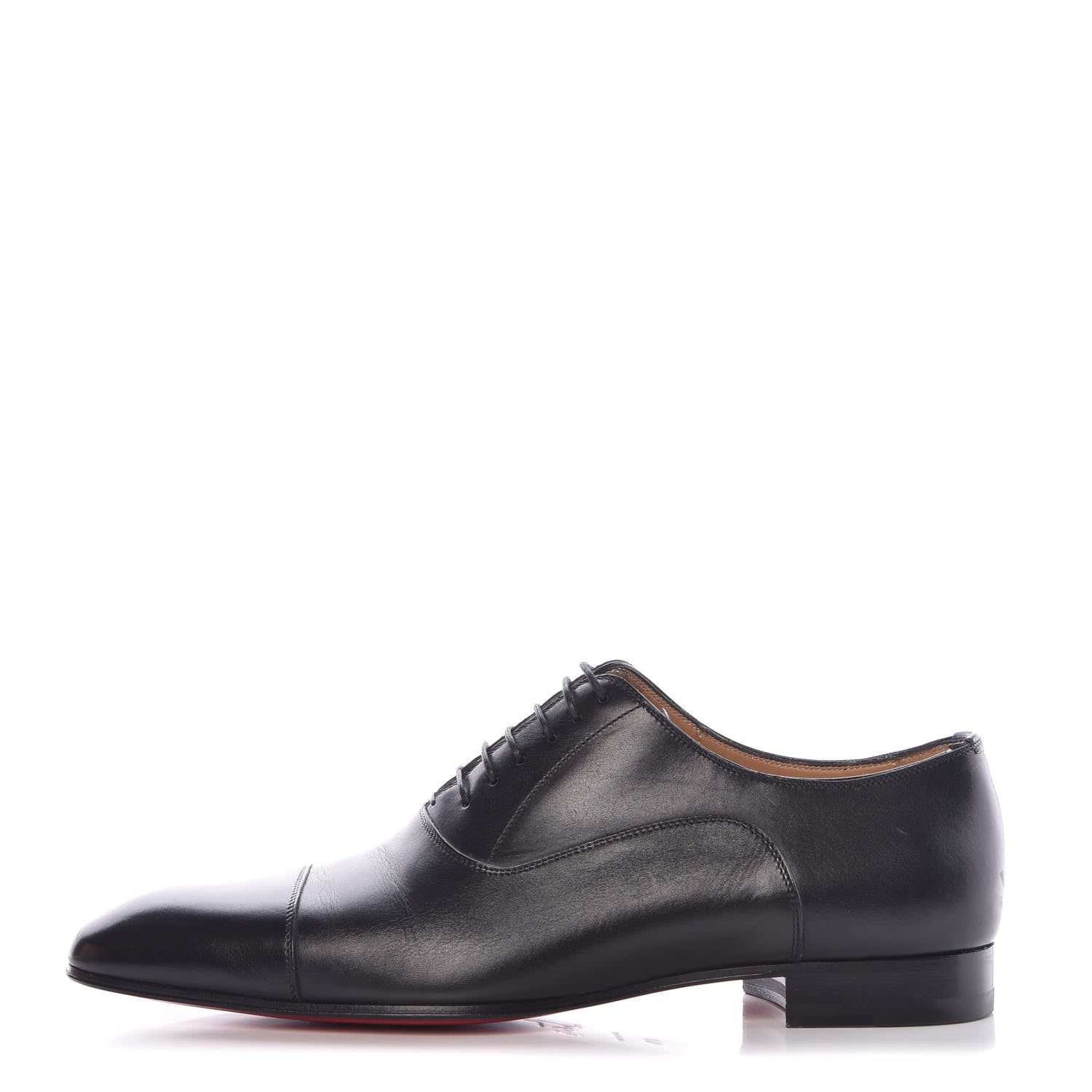 Christian Louboutin Calfskin Mens Greggo Flat Oxfords 41.5 Black 1 of 15