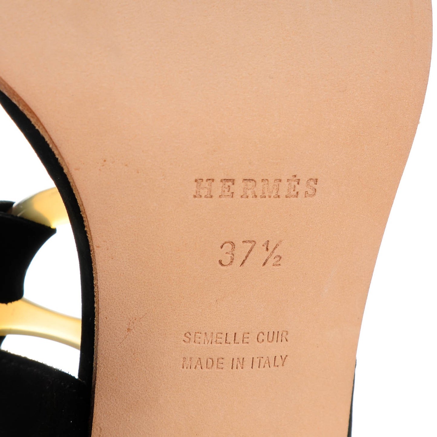 Nubuck Horn Mega Lady Sandals 37.5 Black
