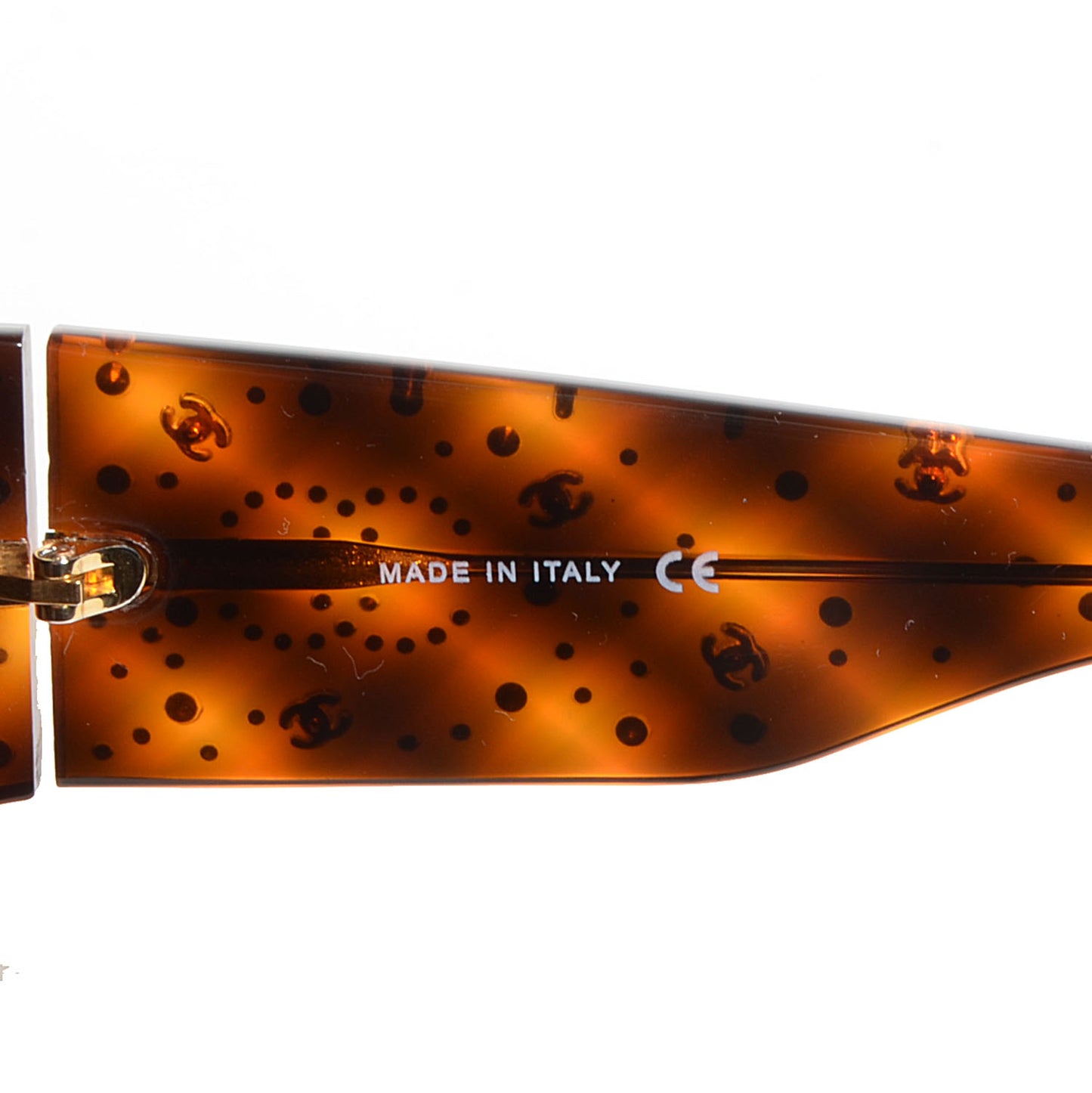 Swarovski Crystal CC Logo Sunglasses 5134-B Tortoise