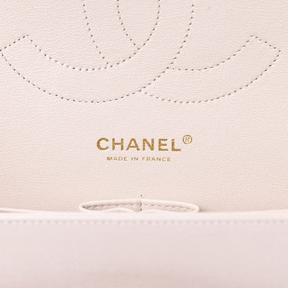 Chanel Lambskin Quilted Jumbo Double Flap Light Pink 6 of 14