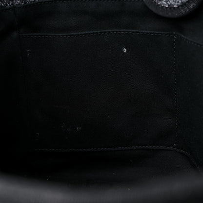 Chanel Lurex Boucle Small Deauville Tote Black 12 of 16