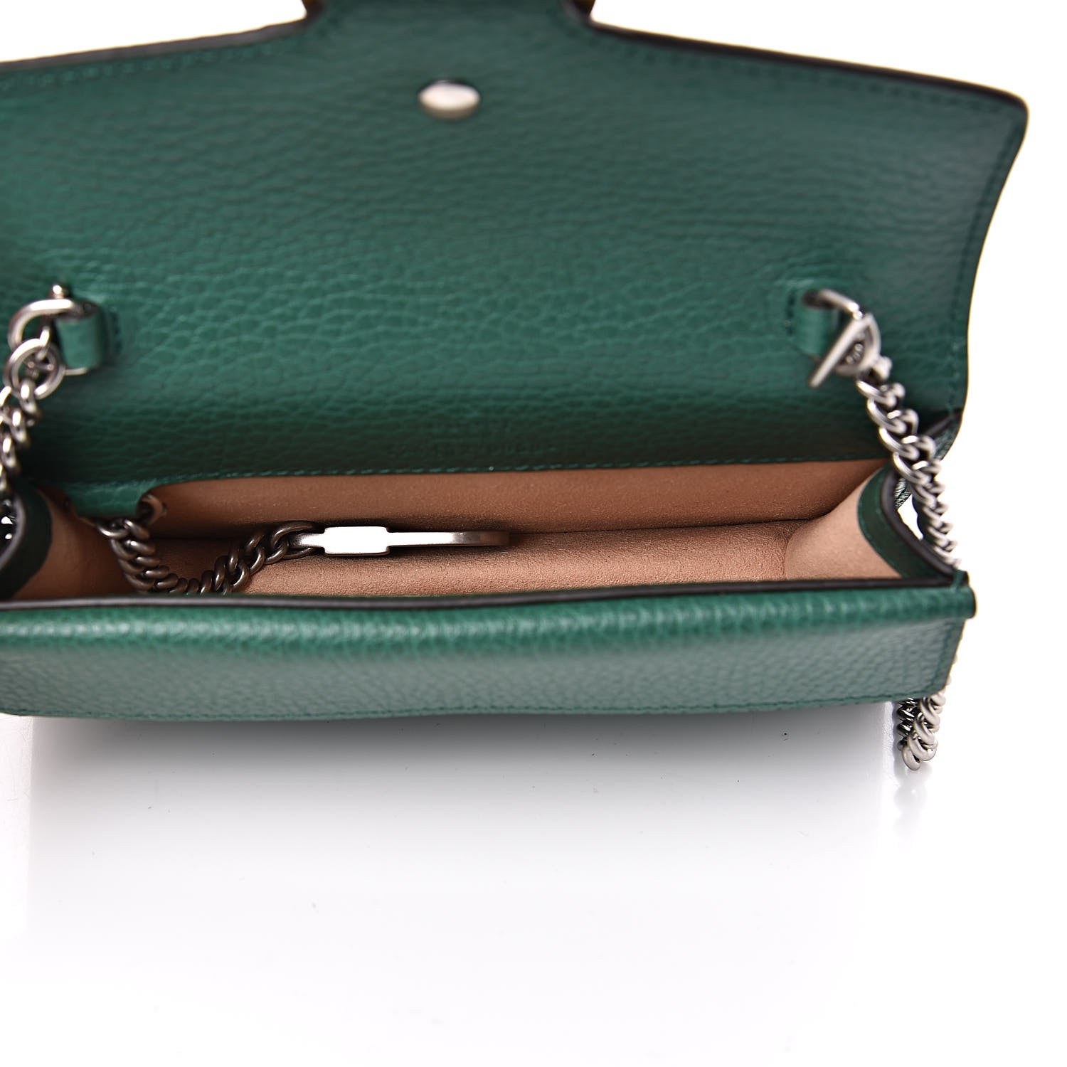 Gucci Calfskin Super Mini Dionysus Shoulder Bag Emerald 5 of 9