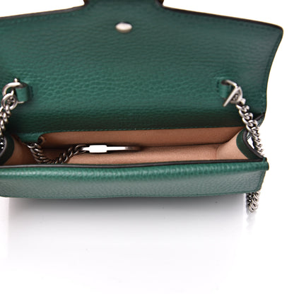 Gucci Calfskin Super Mini Dionysus Shoulder Bag Emerald 5 of 9