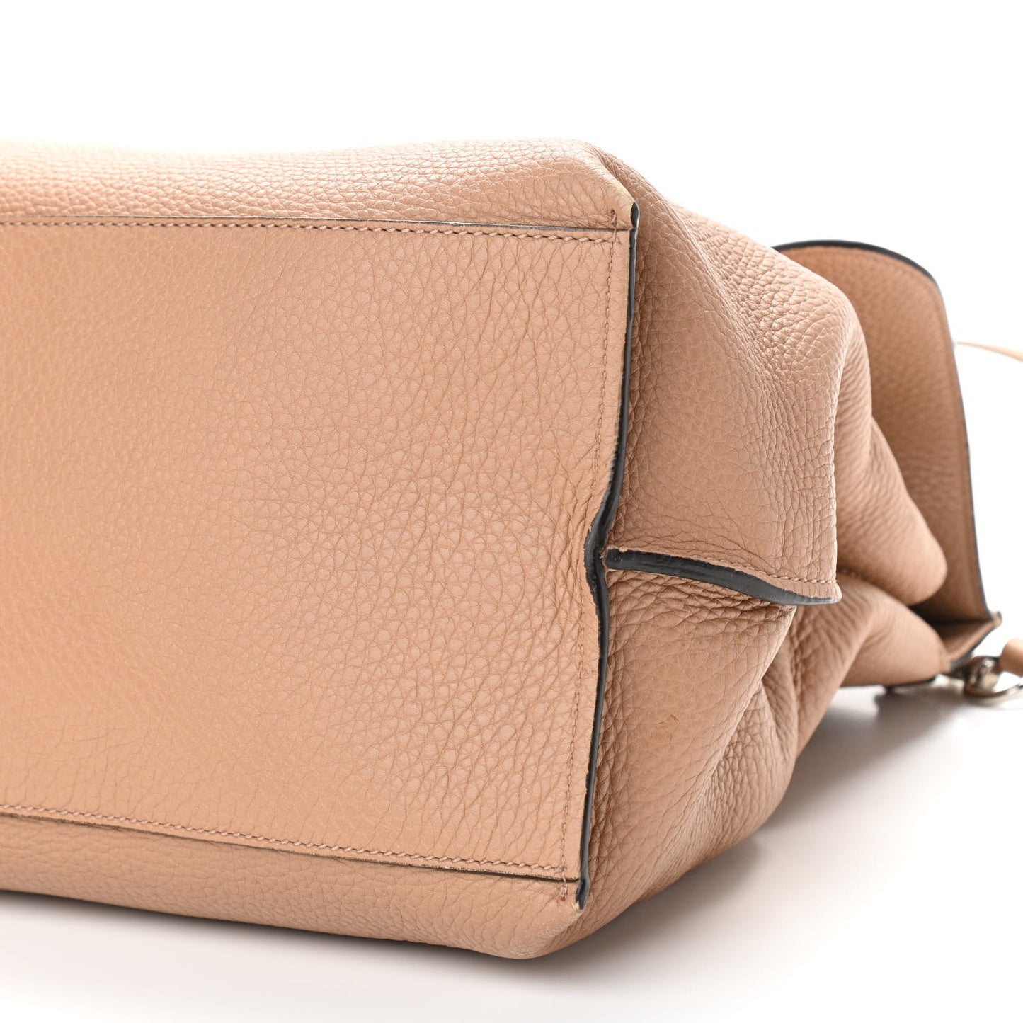 Cellarius Calfskin Large Bamboo Daily Top Handle Bag Camelia