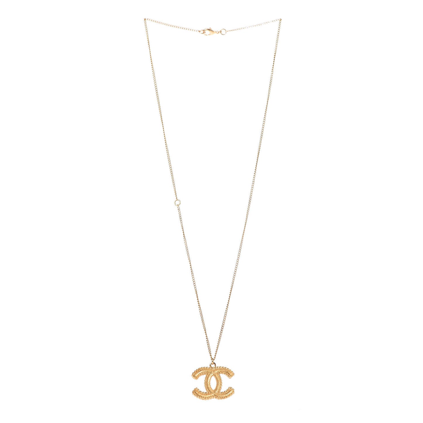 CC Necklace Matte Gold