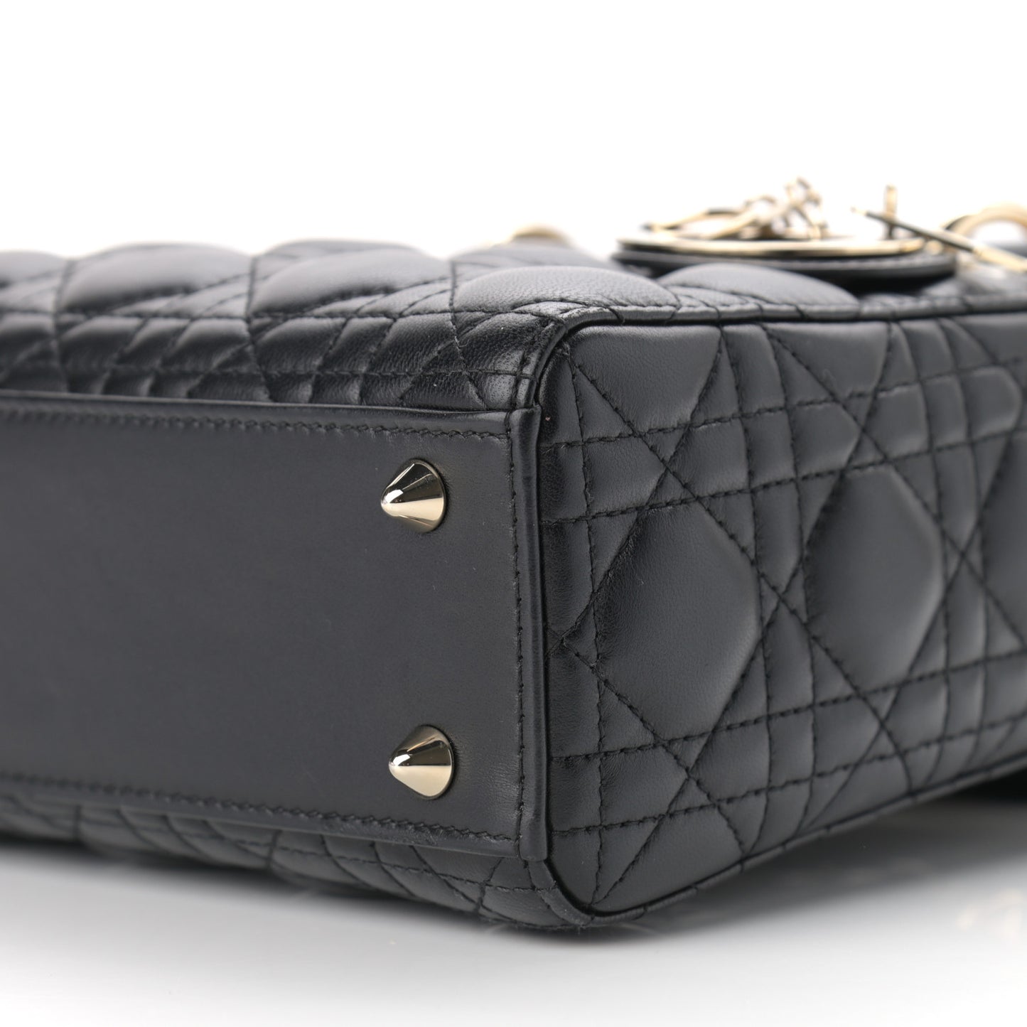 Lambskin Cannage Small My ABCDior Lady Dior Black