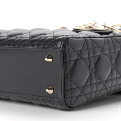 Christian Dior Lambskin Cannage Small My ABCDior Lady Dior Black 9 of 11
