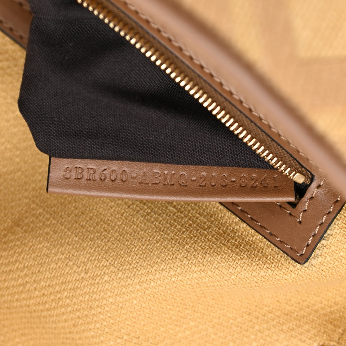 Raffia Vitello King Lucido FF Embroidered Baguette Grano Sand