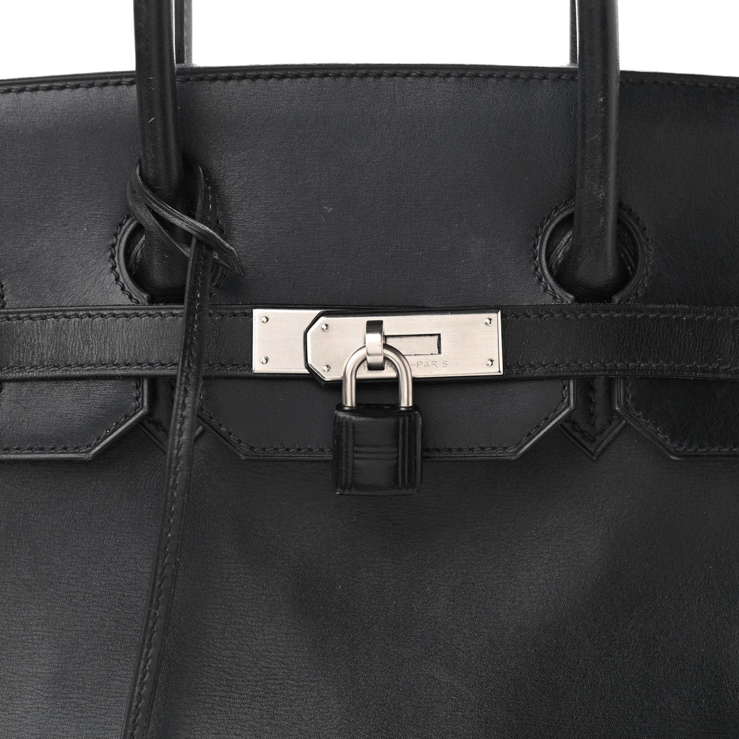 Box Horseshoe Birkin 35 Black