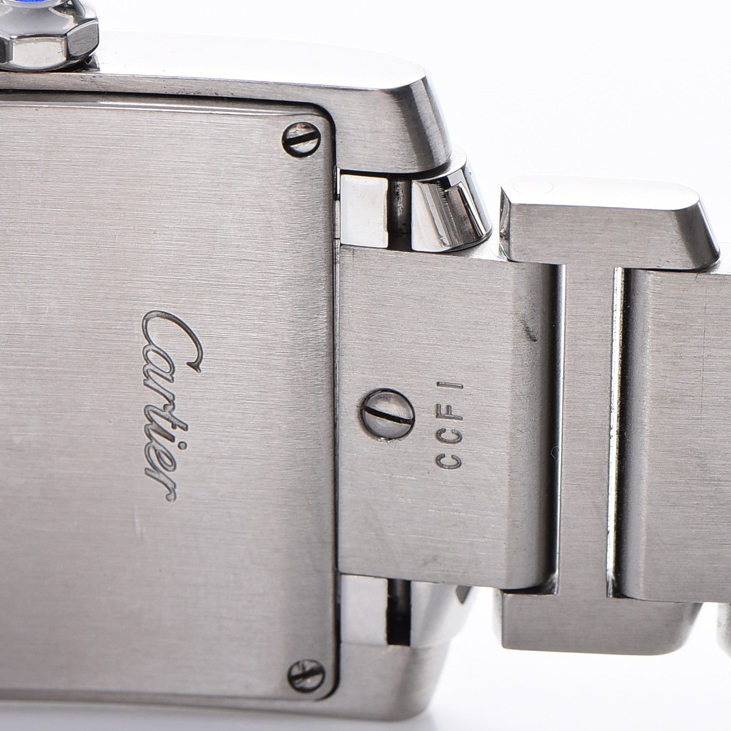 Cartier Stainless Steel 25mm Tank Francaise Quartz Watch 7 of 11