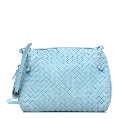 Bottega Veneta Nappa Intrecciato Crossbody Pillow Light Blue 1 of 9