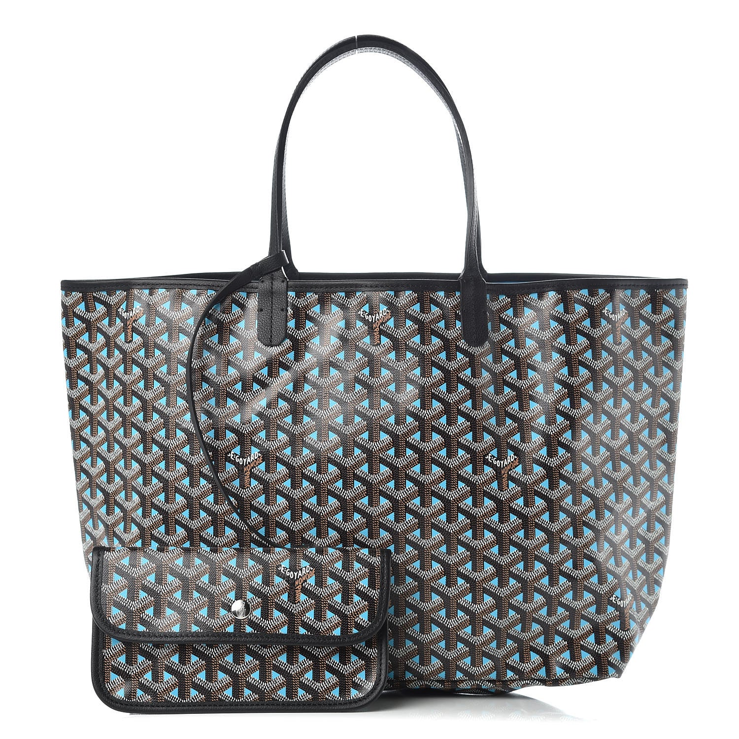Goyard Goyardine Saint Louis Claire Voie PM Black Blue 1 of 11
