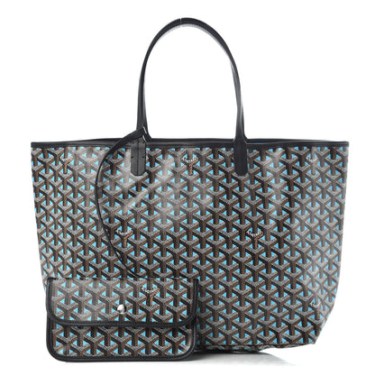 Goyard Goyardine Saint Louis Claire Voie PM Black Blue 1 of 11