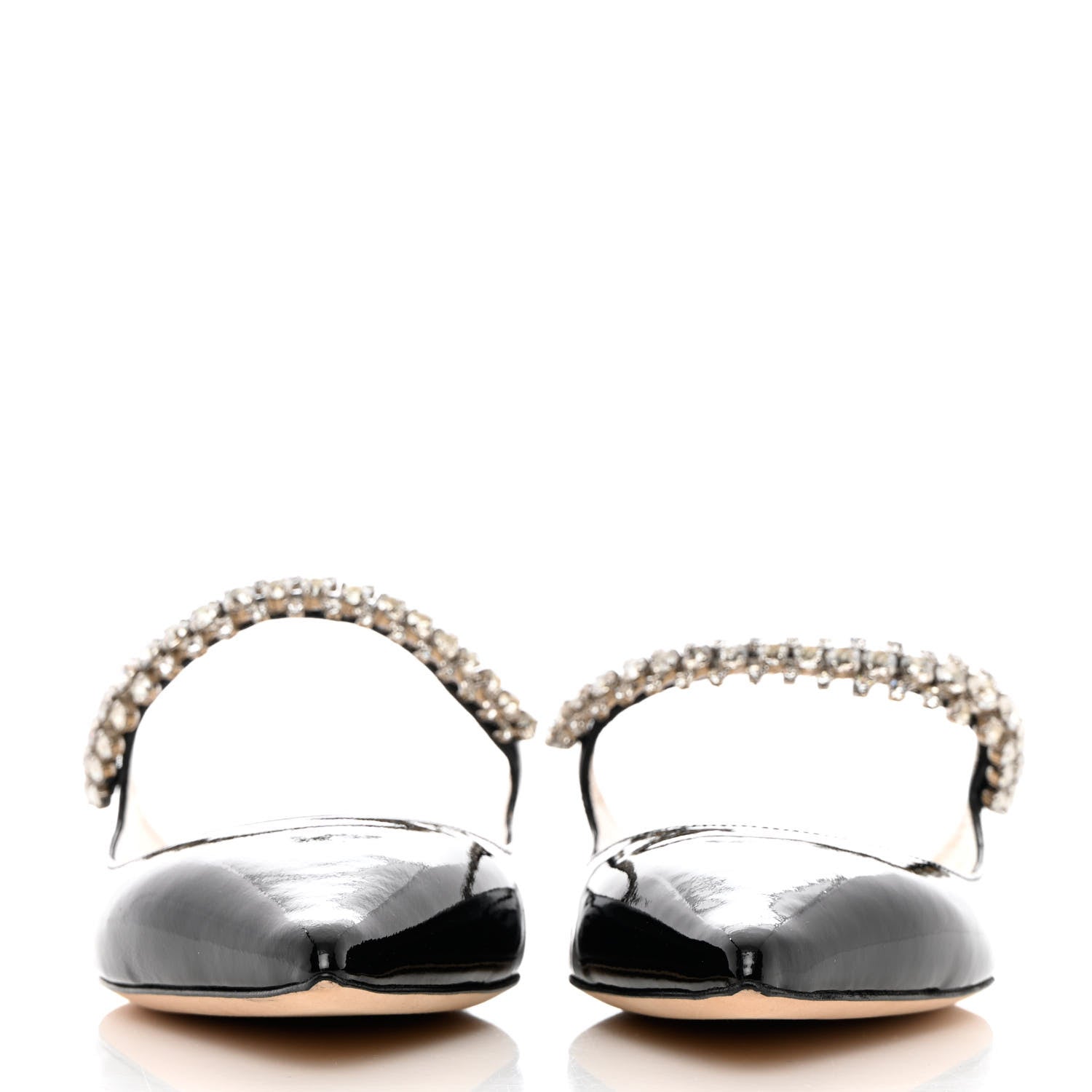 Jimmy Choo Patent Calfskin Bing 100 Mules 39.5 Black 2 of 8