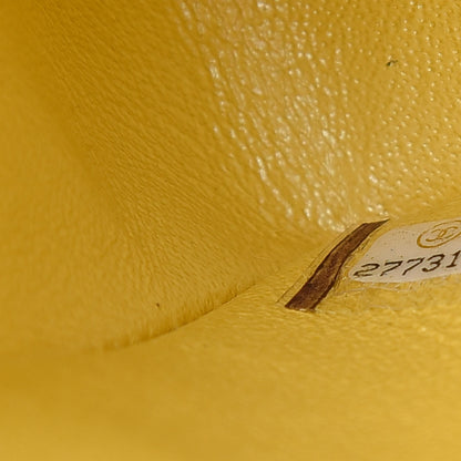 Chanel Iridescent Caviar Quilted Small Double Flap Yellow 7 of 11