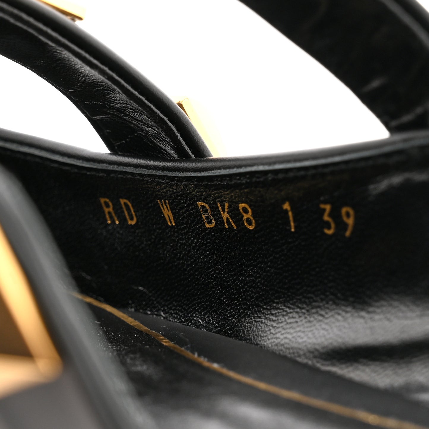 Calfskin Roman Stud Flat Mules 39 Black